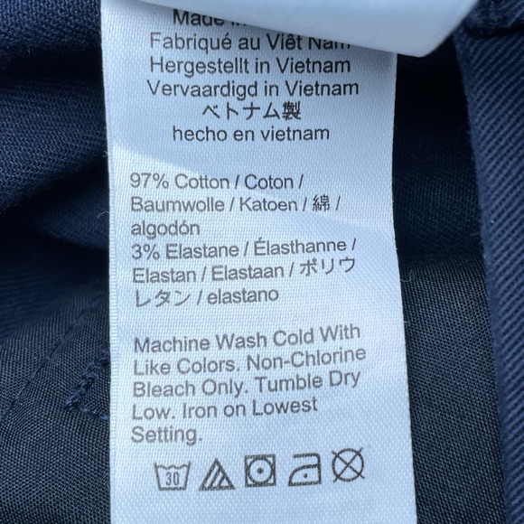 J CREW RE-IMAGINED PREPPY POLISHED RESORT NAVY BLUE SHORTS - 4 - Picture 4 of 6